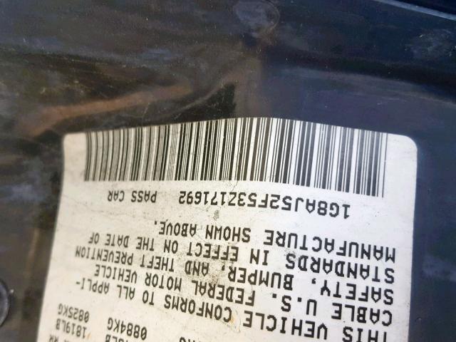 1G8AJ52F53Z171692 - 2003 SATURN ION LEVEL BLUE photo 10