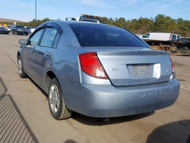 1G8AJ52F53Z171692 - 2003 SATURN ION LEVEL BLUE photo 3