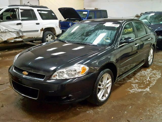 2G1WC5E38C1174420 - 2012 CHEVROLET IMPALA LTZ BLACK photo 2