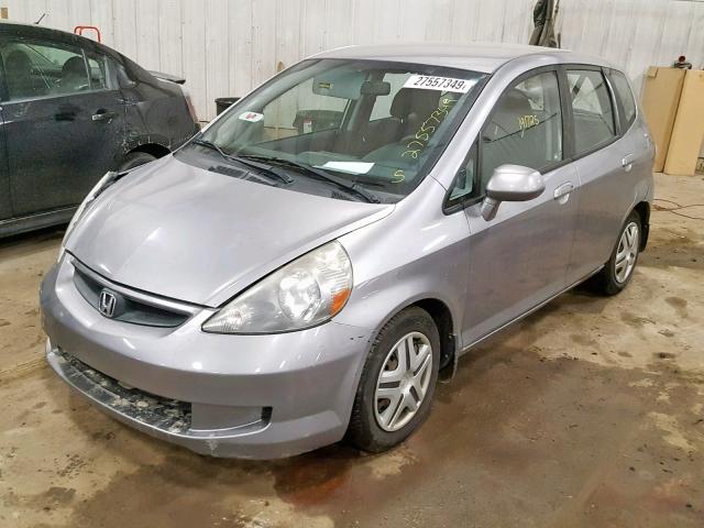 JHMGD38428S018333 - 2008 HONDA FIT GRAY photo 2