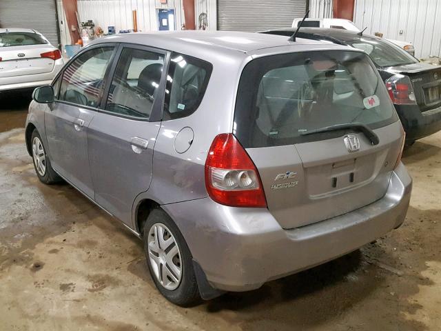 JHMGD38428S018333 - 2008 HONDA FIT GRAY photo 3