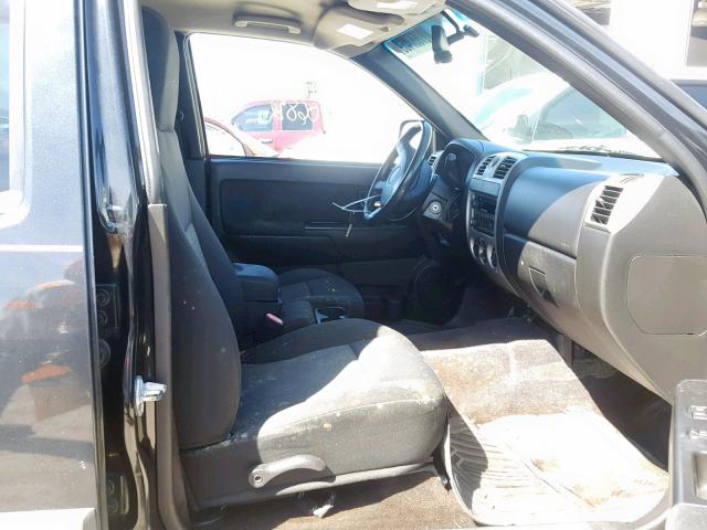 1GCDS43E388214603 - 2008 CHEVROLET COLORADO L BLACK photo 5