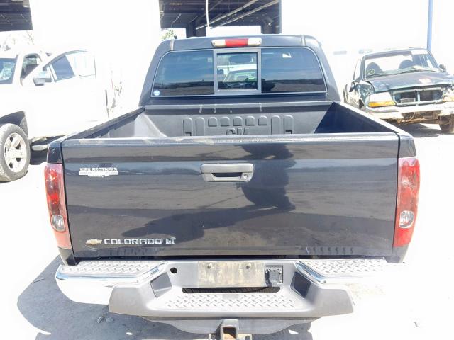1GCDS43E388214603 - 2008 CHEVROLET COLORADO L BLACK photo 9