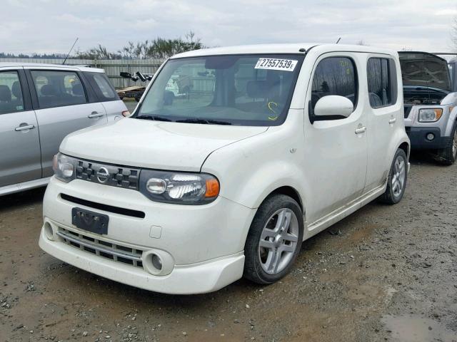 JN8AZ28RX9T104777 - 2009 NISSAN CUBE BASE WHITE photo 2