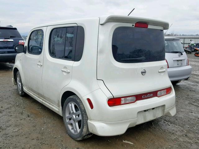 JN8AZ28RX9T104777 - 2009 NISSAN CUBE BASE WHITE photo 3