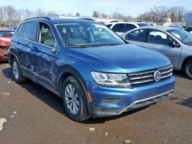 3VV2B7AX1JM046010 - 2018 VOLKSWAGEN TIGUAN SE BLUE photo 1