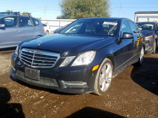 WDDHF5KB2DA761311 - 2013 MERCEDES-BENZ E 350 BLACK photo 2