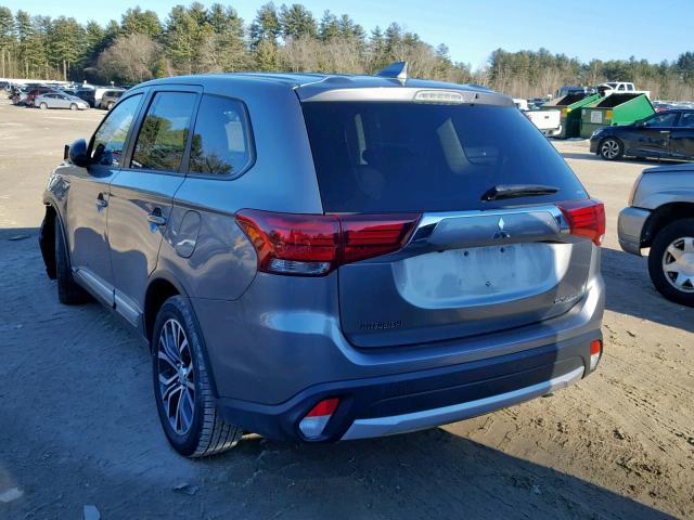 JA4AZ3A30JZ061330 - 2018 MITSUBISHI OUTLANDER GRAY photo 3