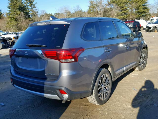 JA4AZ3A30JZ061330 - 2018 MITSUBISHI OUTLANDER GRAY photo 4