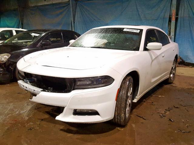 2C3CDXJG8HH576792 - 2017 DODGE CHARGER SX WHITE photo 2