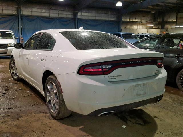 2C3CDXJG8HH576792 - 2017 DODGE CHARGER SX WHITE photo 3