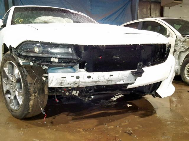 2C3CDXJG8HH576792 - 2017 DODGE CHARGER SX WHITE photo 9