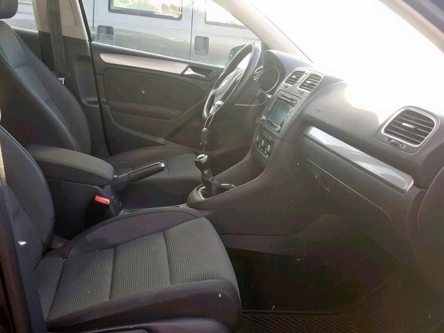 WVWNM7AJ5CW323911 - 2012 VOLKSWAGEN GOLF 黑色 照片 5