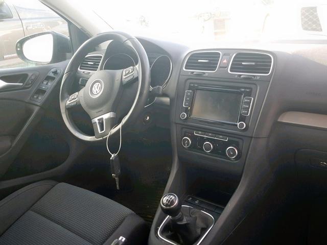 WVWNM7AJ5CW323911 - 2012 VOLKSWAGEN GOLF 黑色 照片 9