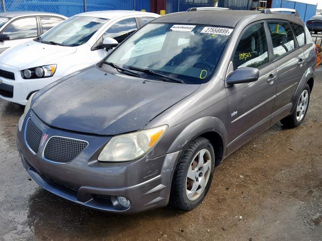 5Y2SL63845Z414034 - 2005 PONTIAC VIBE GRAY photo 2