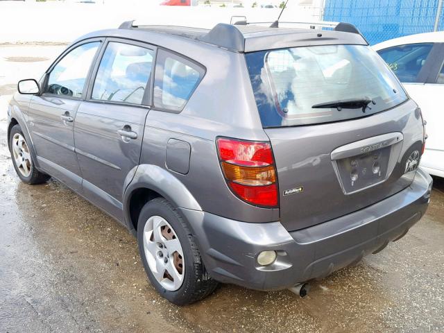 5Y2SL63845Z414034 - 2005 PONTIAC VIBE GRAY photo 3