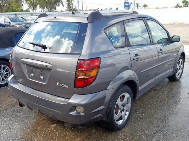 5Y2SL63845Z414034 - 2005 PONTIAC VIBE GRAY photo 4