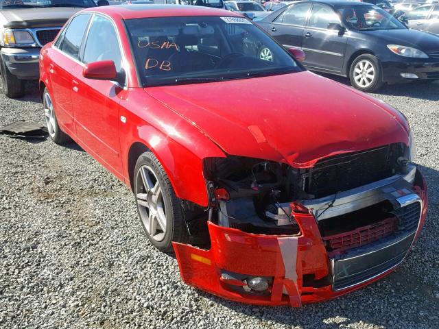 WAUDF78E77A236798 - 2007 AUDI A4 2.0T QU RED photo 1