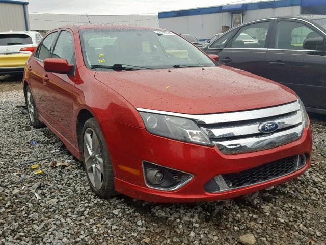 3FAHP0KC3AR317395 - 2010 FORD FUSION SPO RED photo 1