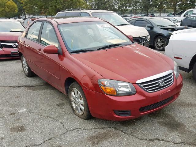 KNAFE222995645183 - 2009 KIA SPECTRA EX RED photo 1