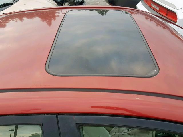 KNAFE222995645183 - 2009 KIA SPECTRA EX RED photo 9