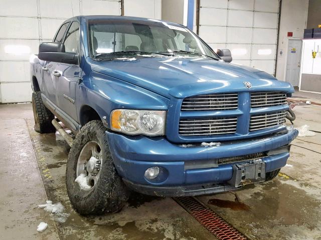 3D7KS28C95G710570 - 2005 DODGE RAM 2500 S ლურჯი ფოტო 1