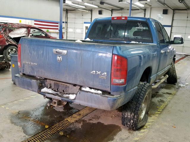 3D7KS28C95G710570 - 2005 DODGE RAM 2500 S ლურჯი ფოტო 4