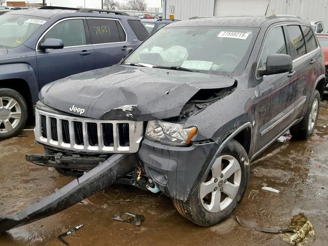 1J4RR4GT5BC553355 - 2011 JEEP GRAND CHER CHARCOAL photo 2