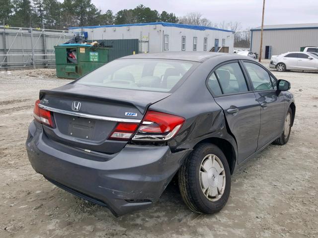 2HGFB2F60DH531732 - 2013 HONDA CIVIC HF GRAY photo 4