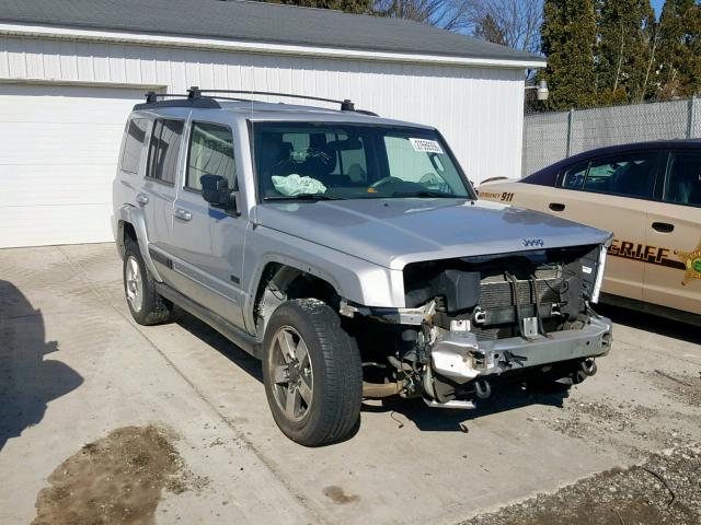 1J8HG48K18C149595 - 2008 JEEP COMMANDER SILVER photo 1