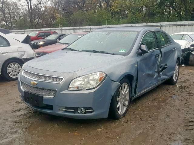 1G1ZK577784191950 - 2008 CHEVROLET MALIBU LTZ BLUE photo 2