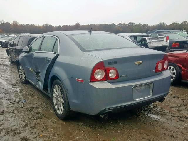 1G1ZK577784191950 - 2008 CHEVROLET MALIBU LTZ BLUE photo 3