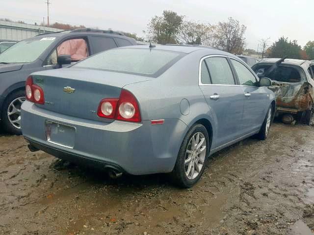 1G1ZK577784191950 - 2008 CHEVROLET MALIBU LTZ BLUE photo 4