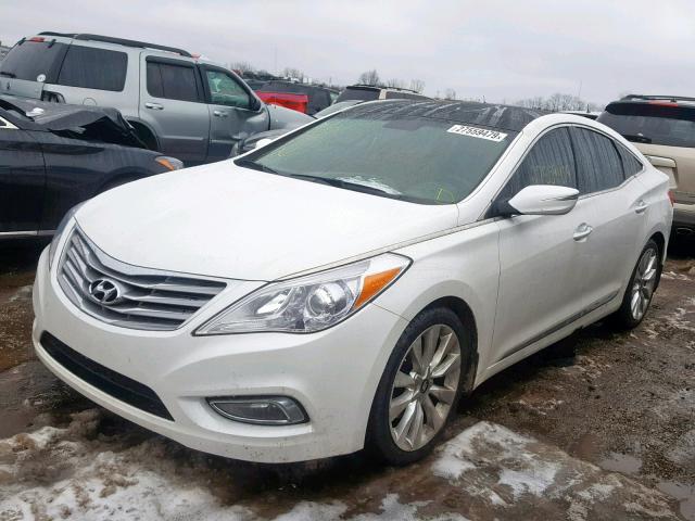 KMHFH4JG8DA292899 - 2013 HYUNDAI AZERA GLS WHITE photo 2