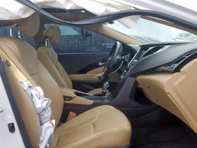 KMHFH4JG8DA292899 - 2013 HYUNDAI AZERA GLS WHITE photo 5