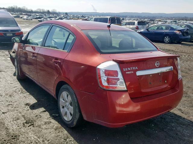 3N1AB6APXBL665493 - 2011 NISSAN SENTRA 2.0 RED photo 3