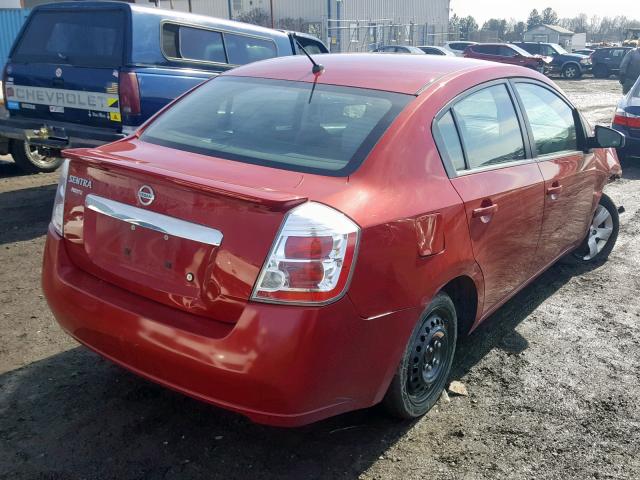 3N1AB6APXBL665493 - 2011 NISSAN SENTRA 2.0 RED photo 4