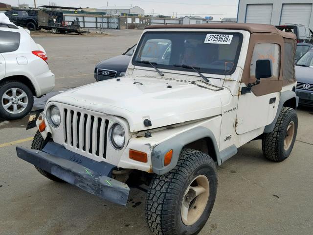 1J4FY29P1VP412922 - 1997 JEEP WRANGLER / CREAM photo 2