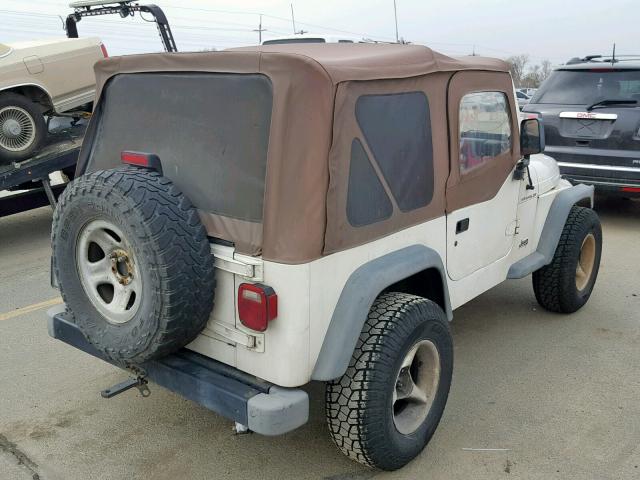 1J4FY29P1VP412922 - 1997 JEEP WRANGLER / CREAM photo 4