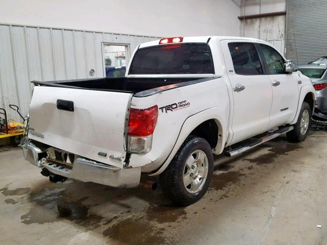 5TFDW5F13CX248834 - 2012 TOYOTA TUNDRA CRE WHITE photo 4