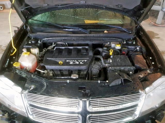 1B3BD4FB7BN591867 - 2011 DODGE AVENGER EX BLACK photo 7