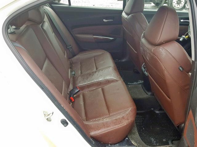 19UUB2F52GA005457 - 2016 ACURA TLX TECH თეთრი ფოტო 6
