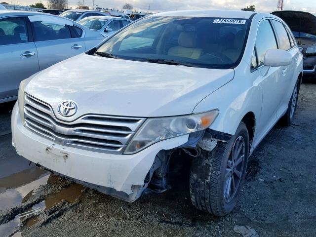 4T3ZE11A29U001598 - 2009 TOYOTA VENZA BASE WHITE photo 2