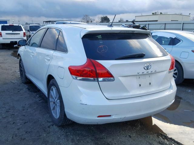 4T3ZE11A29U001598 - 2009 TOYOTA VENZA BASE WHITE photo 3