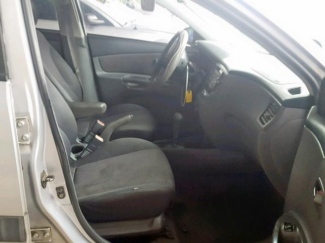 KNADE123066178610 - 2006 KIA RIO SILVER photo 5