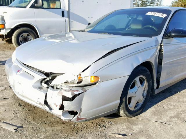 2G1WW12E739171872 - 2003 CHEVROLET MONTE CARL SILVER photo 9