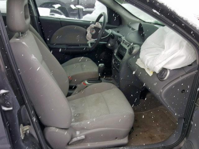 1G8AJ52F45Z168348 - 2005 SATURN ION LEVEL BLACK photo 5
