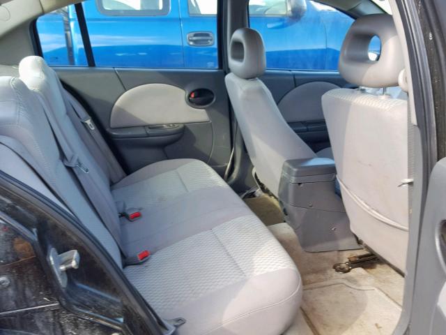 1G8AJ52F45Z168348 - 2005 SATURN ION LEVEL BLACK photo 6