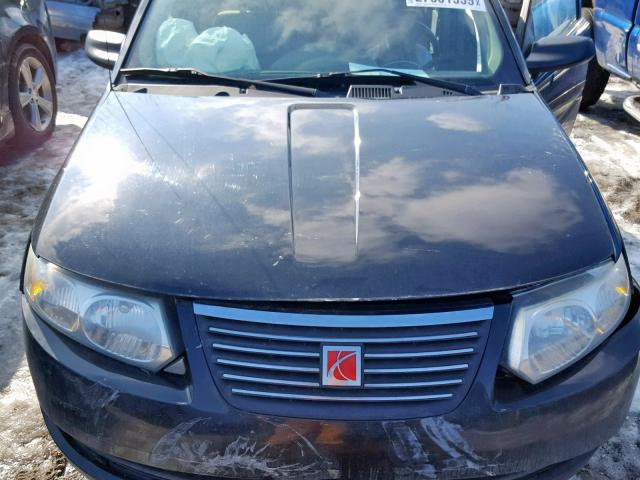 1G8AJ52F45Z168348 - 2005 SATURN ION LEVEL BLACK photo 7