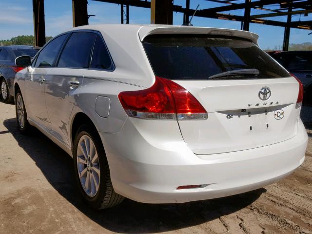 4T3ZA3BB0BU044843 - 2011 TOYOTA VENZA BASE WHITE photo 3